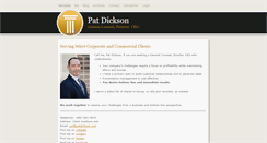 Desktop Screenshot of patdickson.com